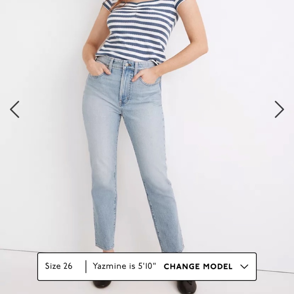 Madewell The Curvy Perfect Vintage Jean in Fiore Wash